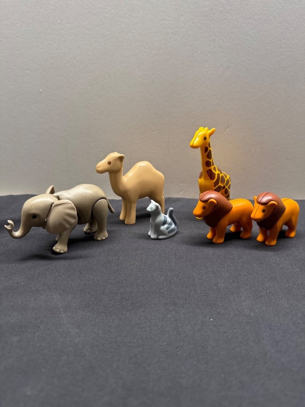 Vintage Playmobil 1.2.3 Toddler Take-Along Noah's Ark (Set 6765) Animal Figures